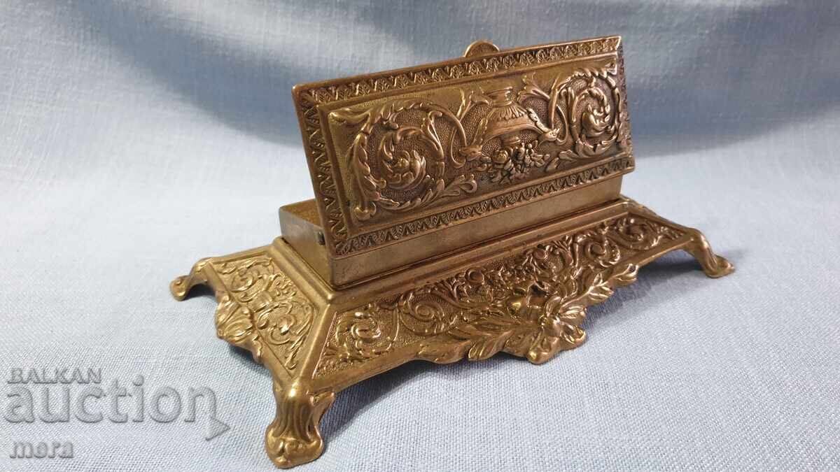 Delivery of Antique bronze desk accessory