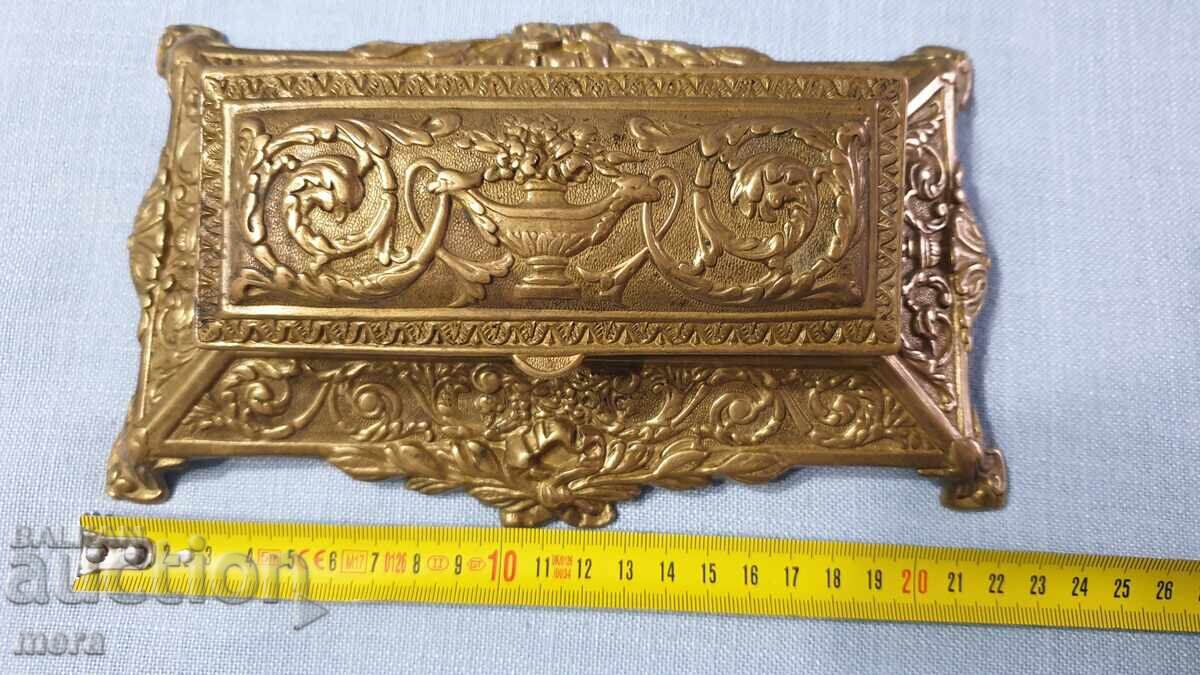 Antique bronze desk accessory - 6