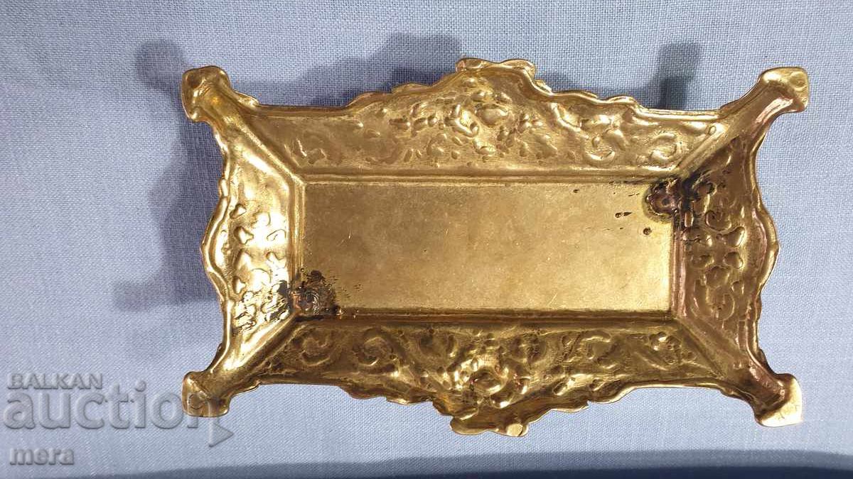 Antique bronze desk accessory - 7