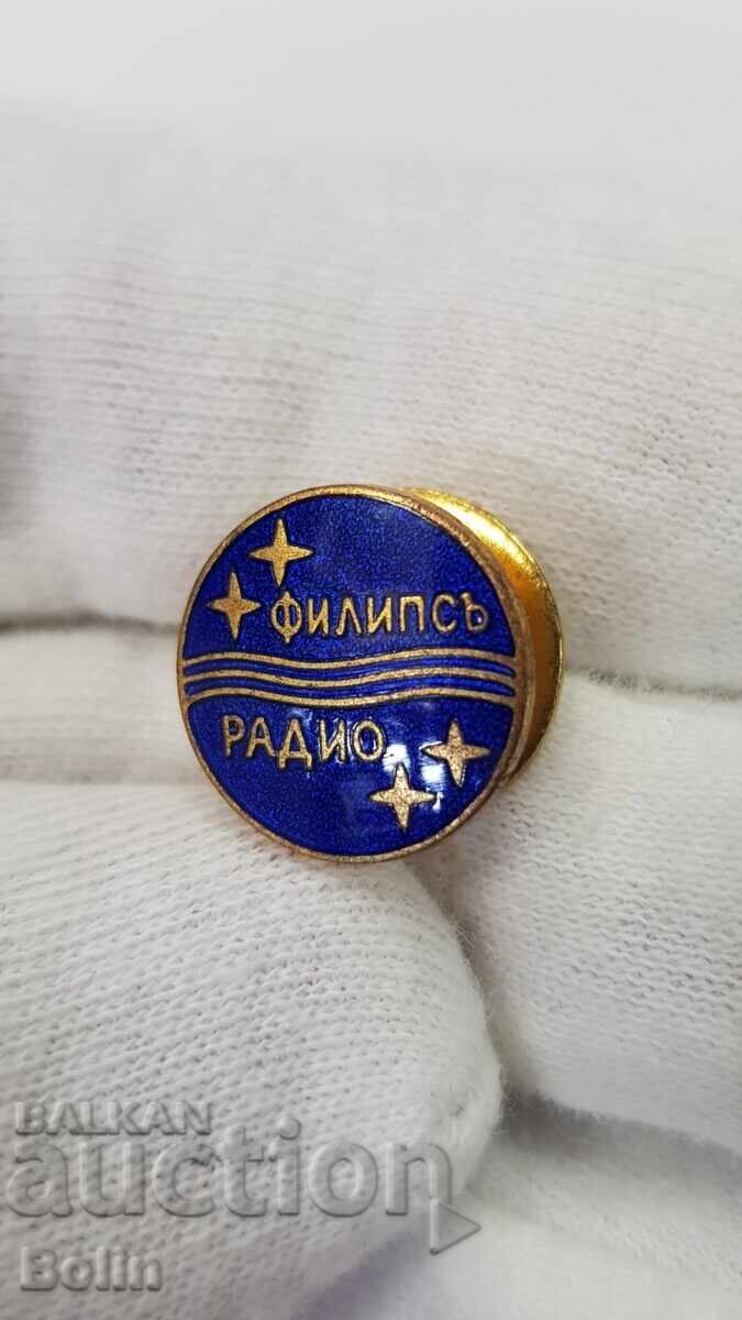 Licitație Rar semn publicitar regal bulgar Radio - "PHILIPS" Licitație Rar semn publicitar regal bulgar Radio - "PHILIPS"