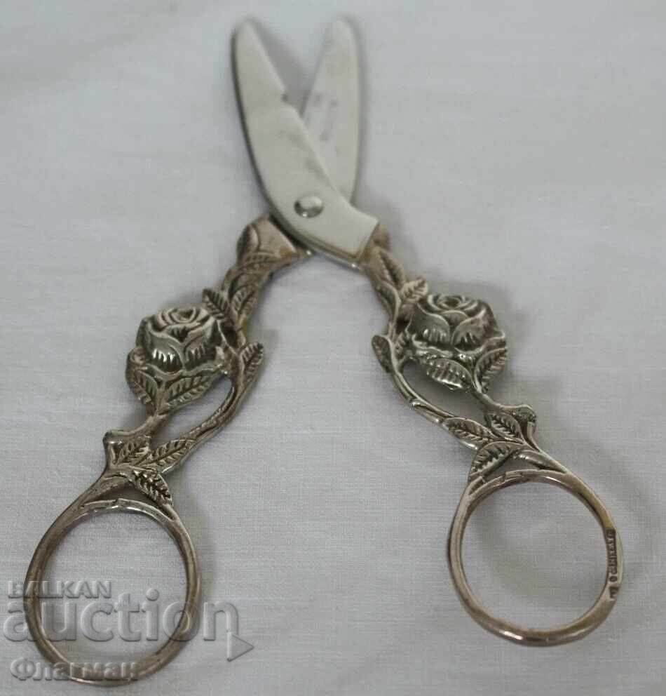 Ασημένιο ψαλίδι στυλ "Αρτ Ντεκό" / 2 - 5