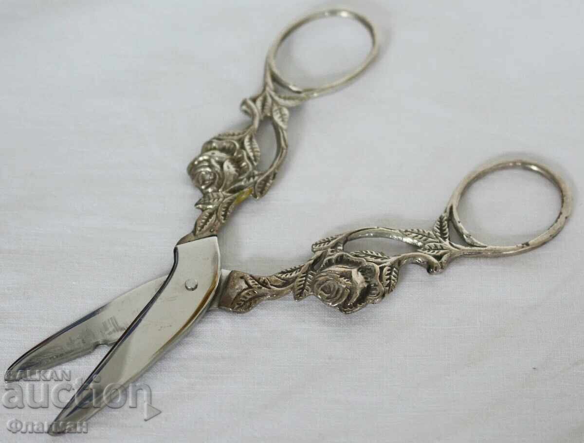 Ασημένιο ψαλίδι στυλ "Αρτ Ντεκό" / 2 - 6