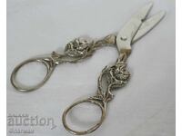 Ασημένιο ψαλίδι στυλ "Αρτ Ντεκό" / 2