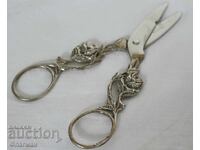 Ασημένιο ψαλίδι στυλ "Αρτ Ντεκό" / 2