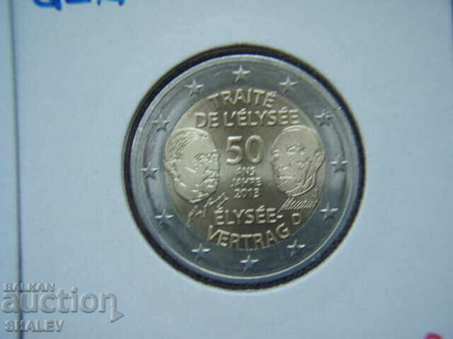 Licitație 2 Euro 2013 Germania A, D, F, G, J "Elysee Vertrag" - 2 euro