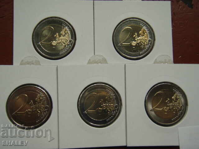 2 Euro 2009 Germany "10 years" A,D,F,G,J /Германия/ - 2 евро - 5