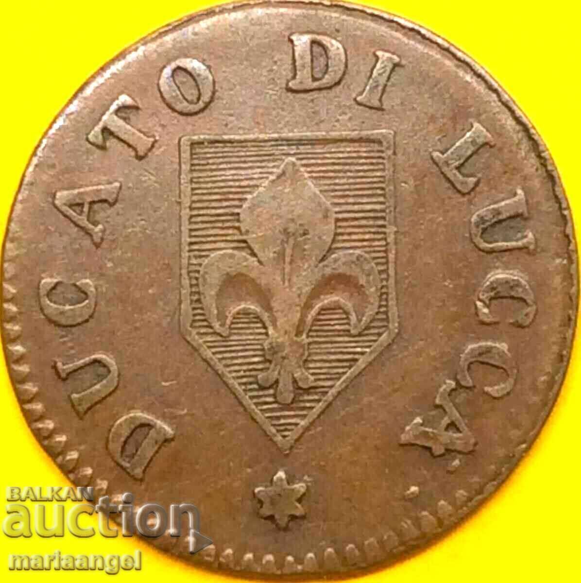 2 catrene 1826 Ducat de Lucca Italia Carlo L. Di Borbon - 7 2 catrene 1826 Ducat de Lucca Italia Carlo L. Di Borbon - 7