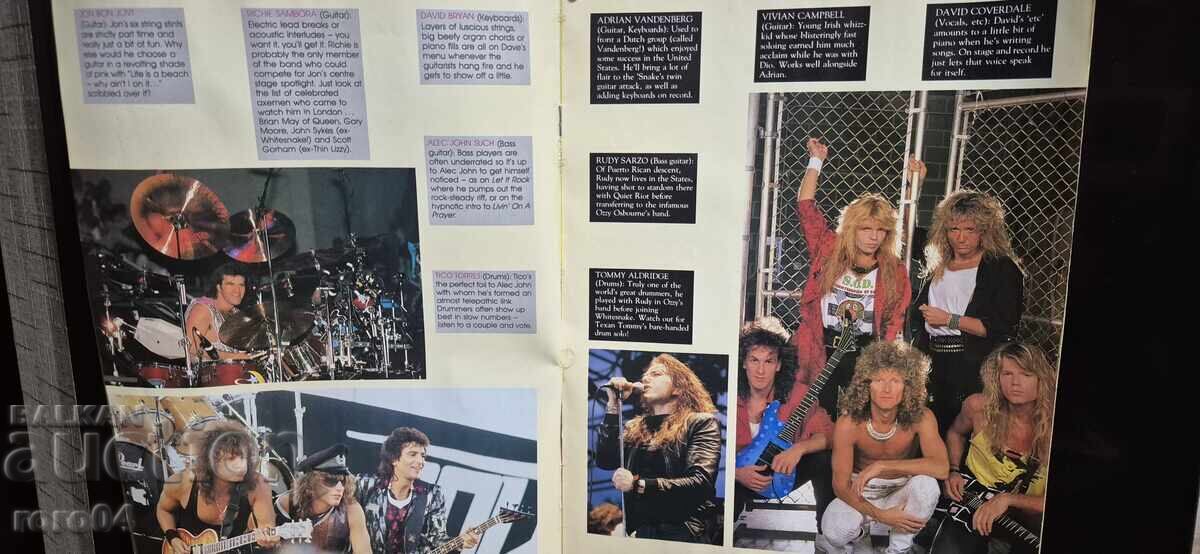 Delivery of WHITESNAKE vs BON JOVI