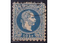 Austria-1867-Clasic-obișnuit-Împăratul Franz Joseph, ștampilă