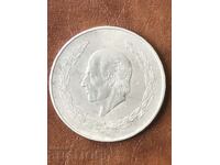 Mexic 5 Pesos 1953 Hidalgo Argint UNC