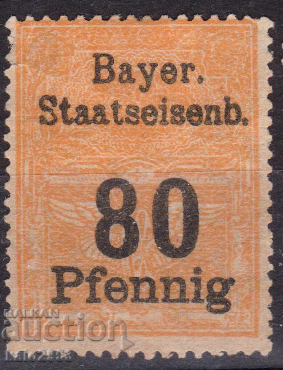 Germania/Bavaria - 1900 - marcă pentru fondul căilor ferate urbane Germania/Bavaria - 1900 - marcă pentru fondul căilor ferate urbane