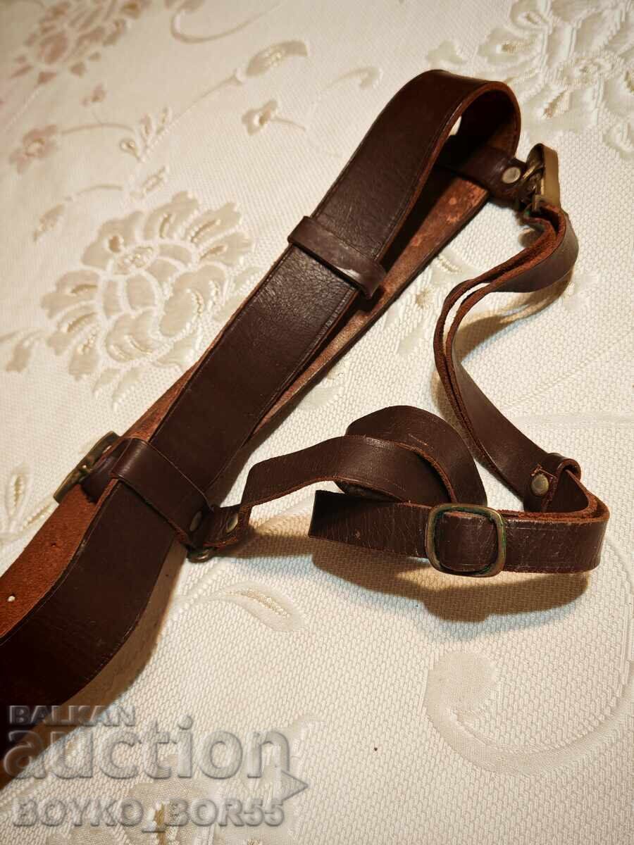 ОФИЦЕРСКИ ВОЕНЕН БОЕН КОЛАН С ПОРТУПЕЙ 1940те г с цена € 38.35 | 75.01 лв.