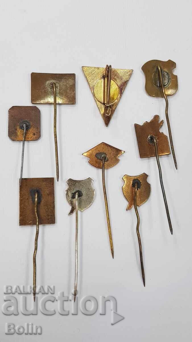 9 τεμ. Βουλγαρικά βασιλικά σήματα, κονκάρδες, παράσημο - θέμα Σκι! - 6 9 τεμ. Βουλγαρικά βασιλικά σήματα, κονκάρδες, παράσημο - θέμα Σκι! - 6