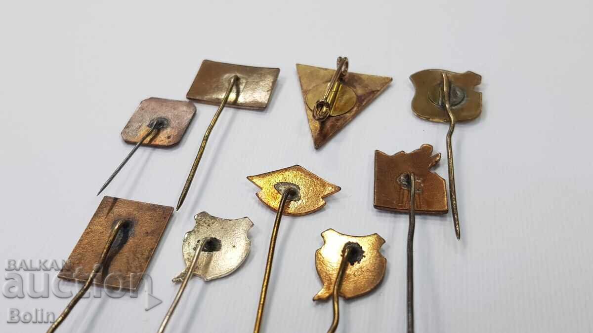 9 τεμ. Βουλγαρικά βασιλικά σήματα, κονκάρδες, παράσημο - θέμα Σκι! - 7 9 τεμ. Βουλγαρικά βασιλικά σήματα, κονκάρδες, παράσημο - θέμα Σκι! - 7