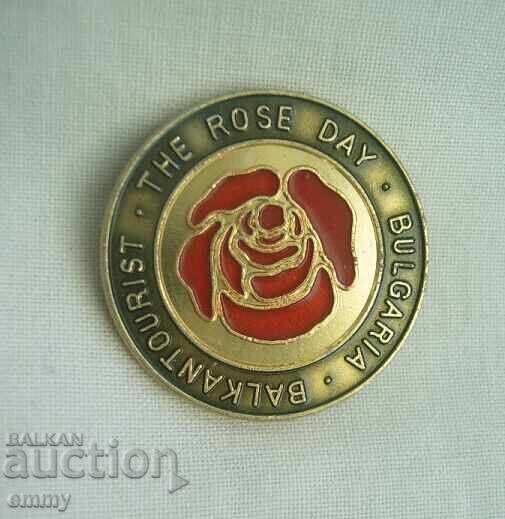 Значка Балкантурист - Денят на розата Значка Балкантурист - Денят на розата