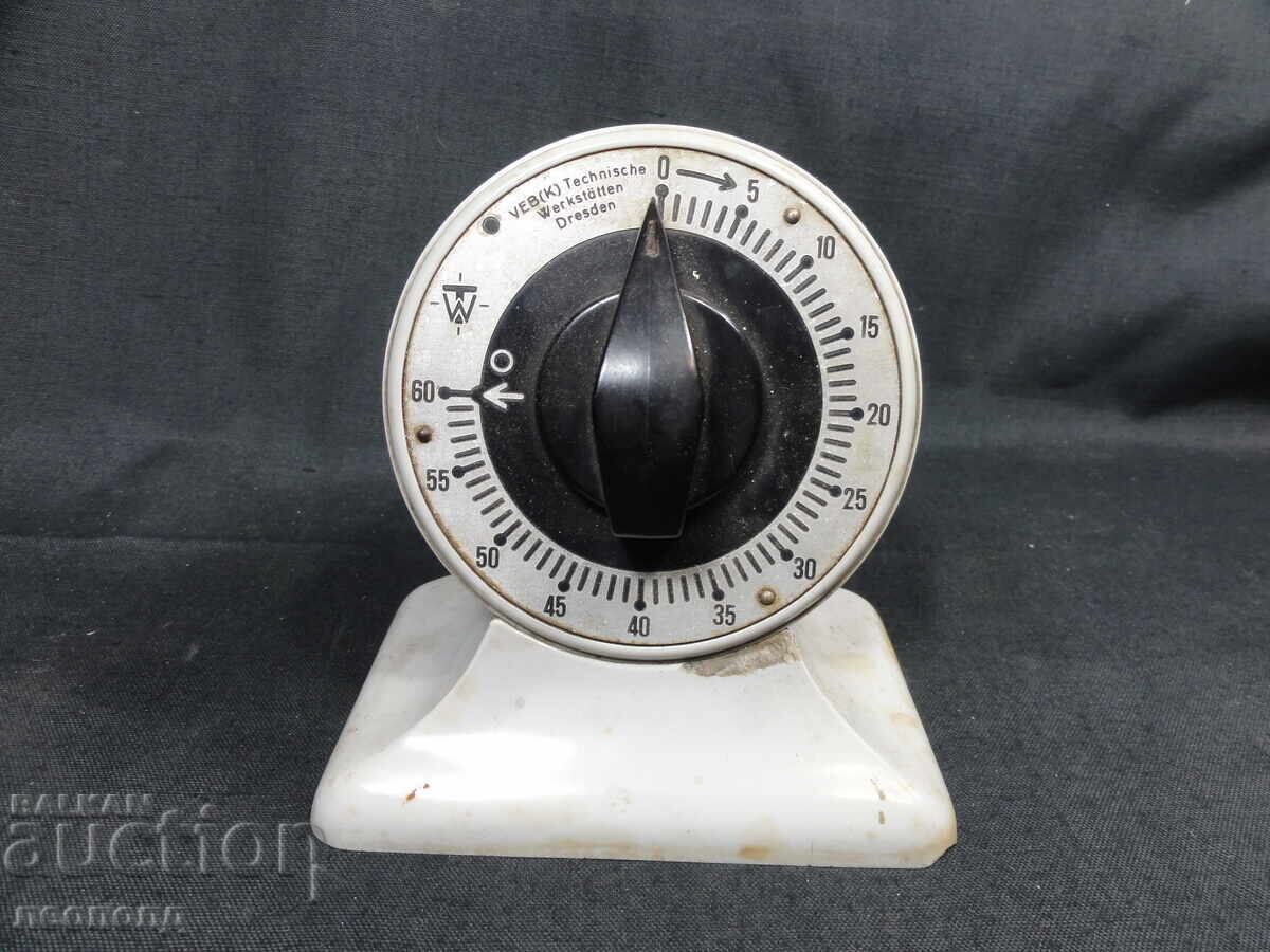 BZTS STAR RETRO SOTS GDR DDR MECANIC TIMER BZTS STAR RETRO SOTS GDR DDR MECANIC TIMER