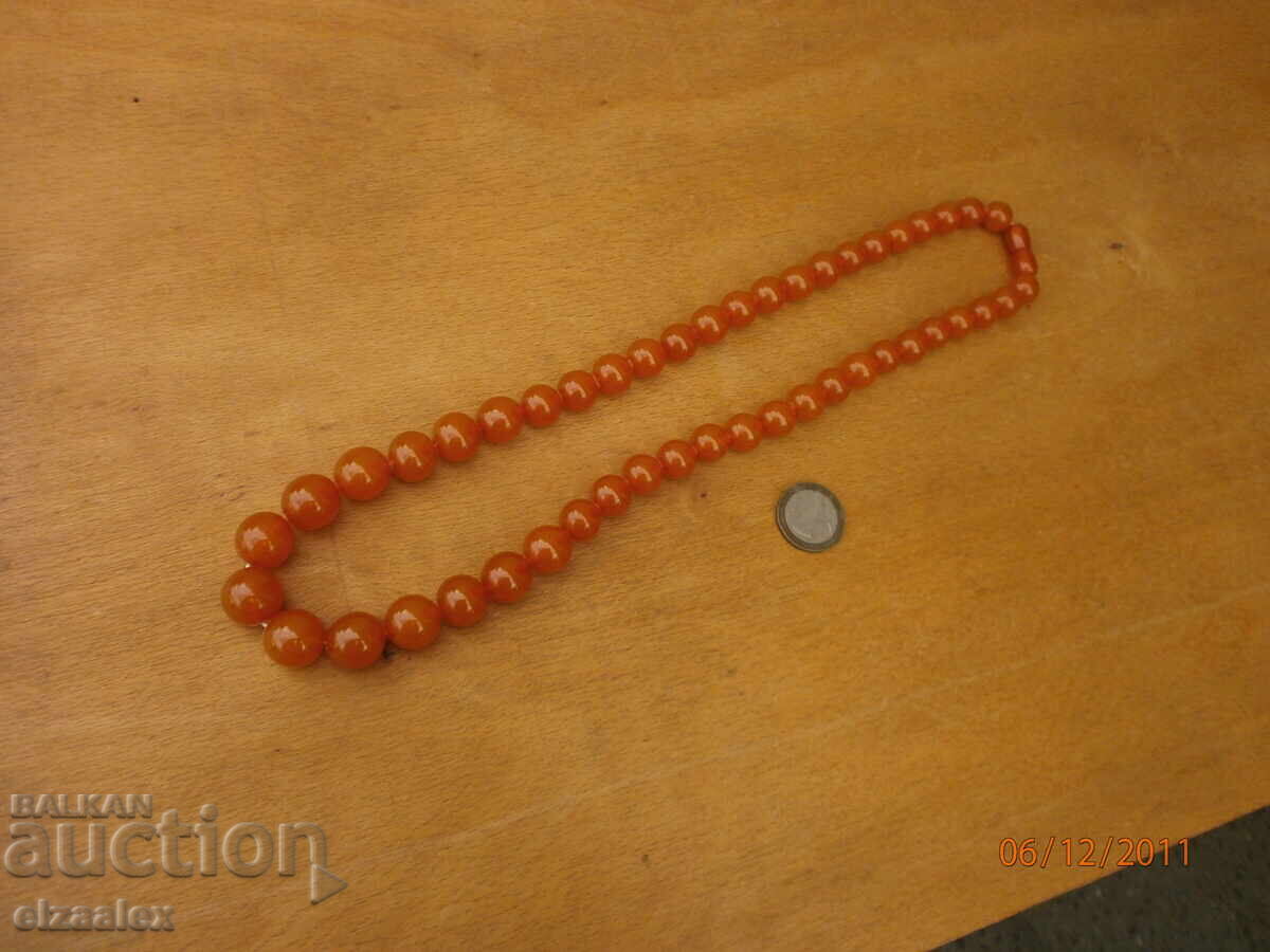 Vechi colier chihlimbar 70 grame - 7