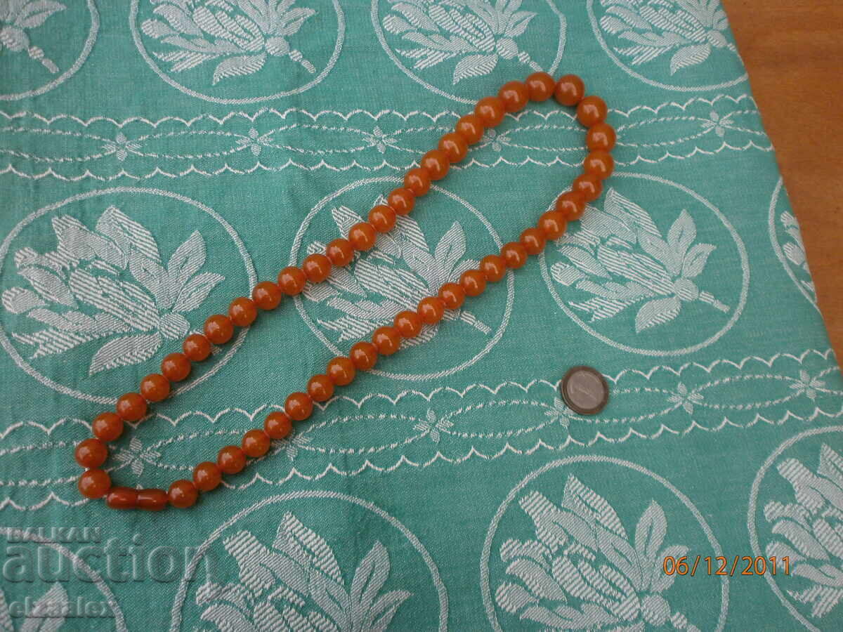 Vechi colier chihlimbar 70 grame - 8