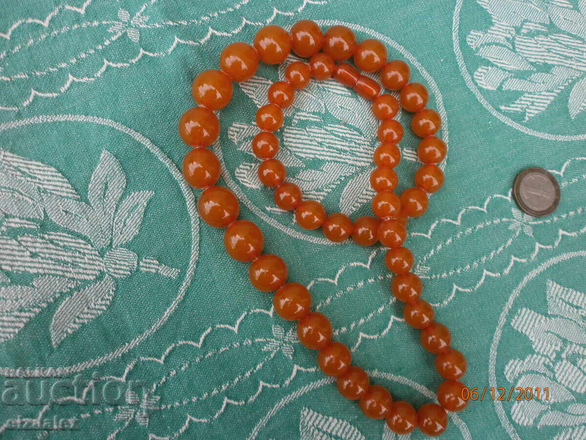 Vechi colier chihlimbar 70 grame - 10