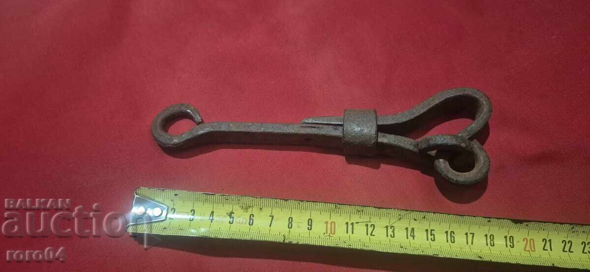 OLD HAND-FORGED IRON