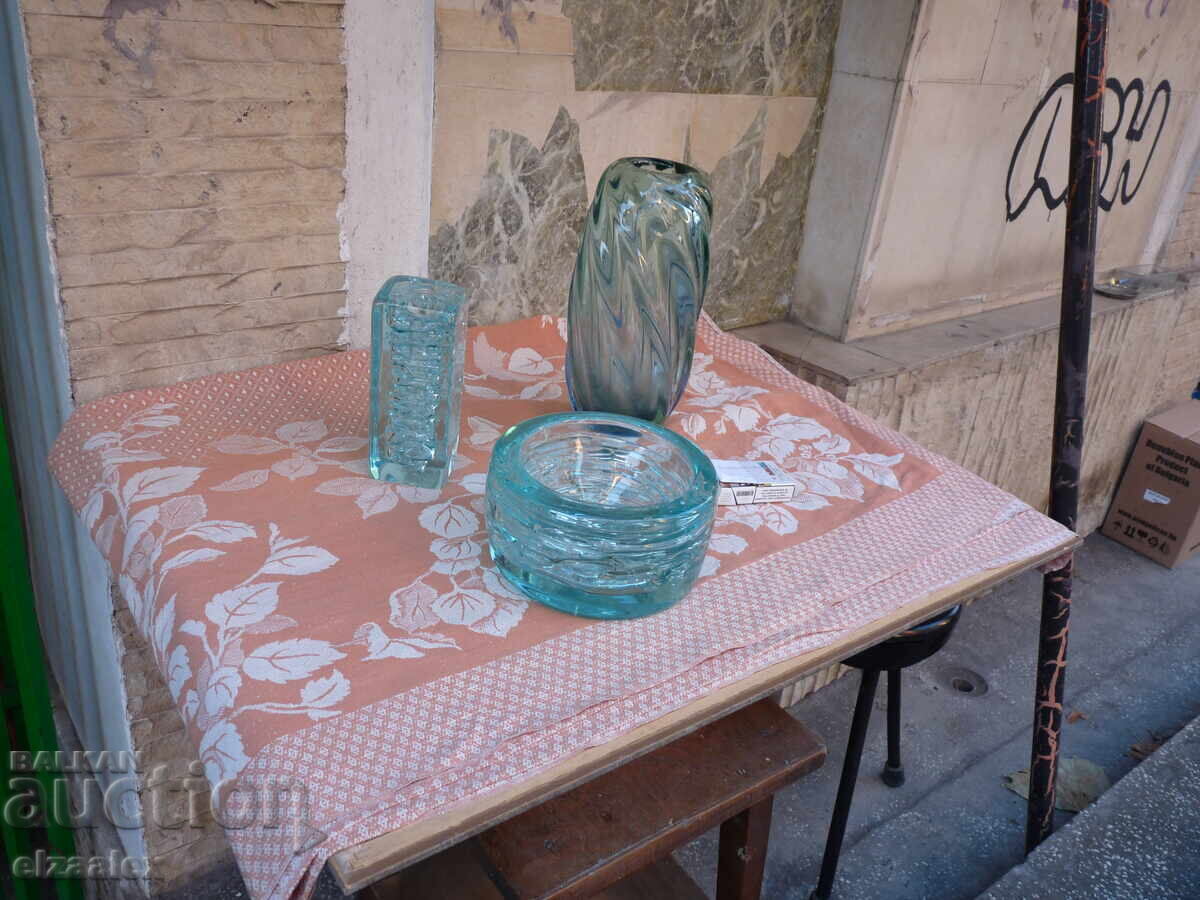 Аукцион Стар масивен комплект цветно стъкло Аукцион Стар масивен комплект цветно стъкло