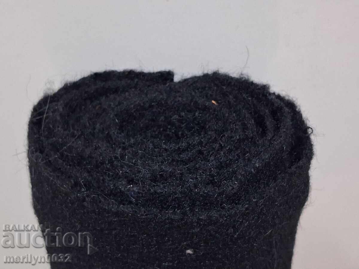 Δημοπρασία Ρουλό χειροποίητο μάλλινο ύφασμα αντίκα 2/0.36μ μαύρο σακάκι Δημοπρασία Ρουλό χειροποίητο μάλλινο ύφασμα αντίκα 2/0.36μ μαύρο σακάκι