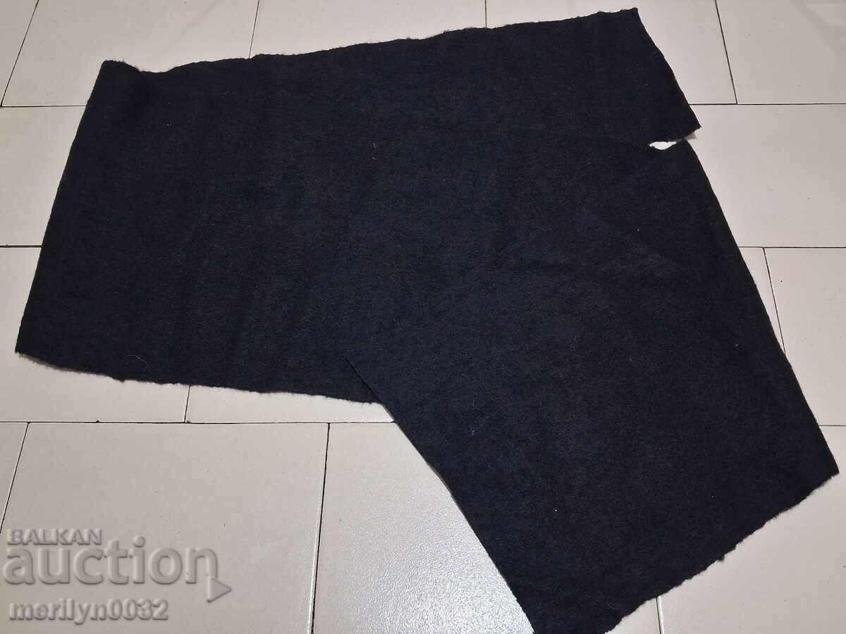 Ρουλό χειροποίητο μάλλινο ύφασμα αντίκα 2/0.36μ μαύρο σακάκι - 5 Ρουλό χειροποίητο μάλλινο ύφασμα αντίκα 2/0.36μ μαύρο σακάκι - 5
