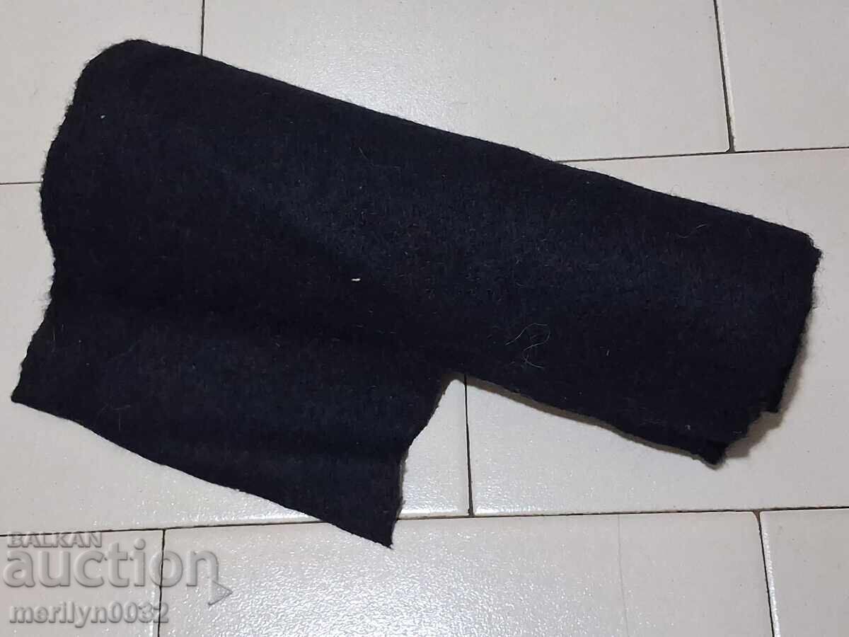 Ρουλό χειροποίητο μάλλινο ύφασμα αντίκα 2/0.36μ μαύρο σακάκι - 6 Ρουλό χειροποίητο μάλλινο ύφασμα αντίκα 2/0.36μ μαύρο σακάκι - 6