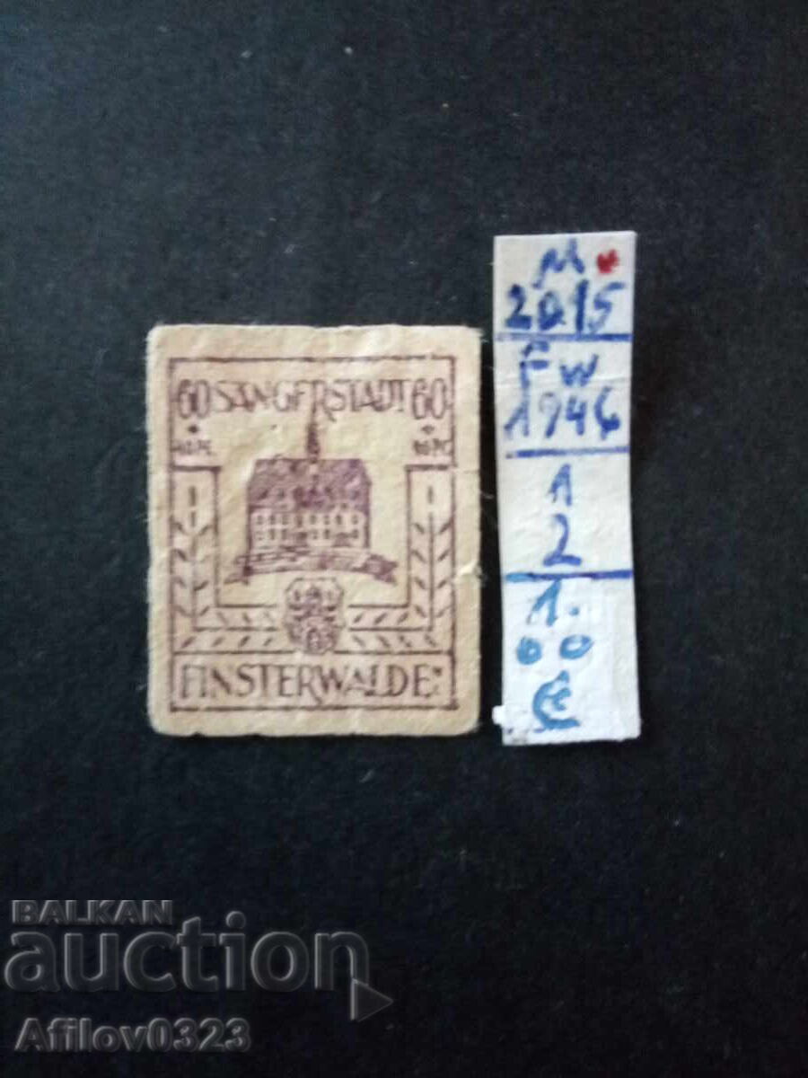 Timbrul folosit - Niederlausitz - ediție locală - 1946