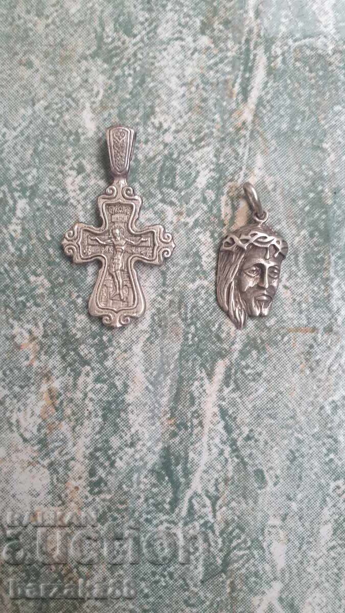 Cruce și Pandantiv de Argint Cruce și Pandantiv de Argint