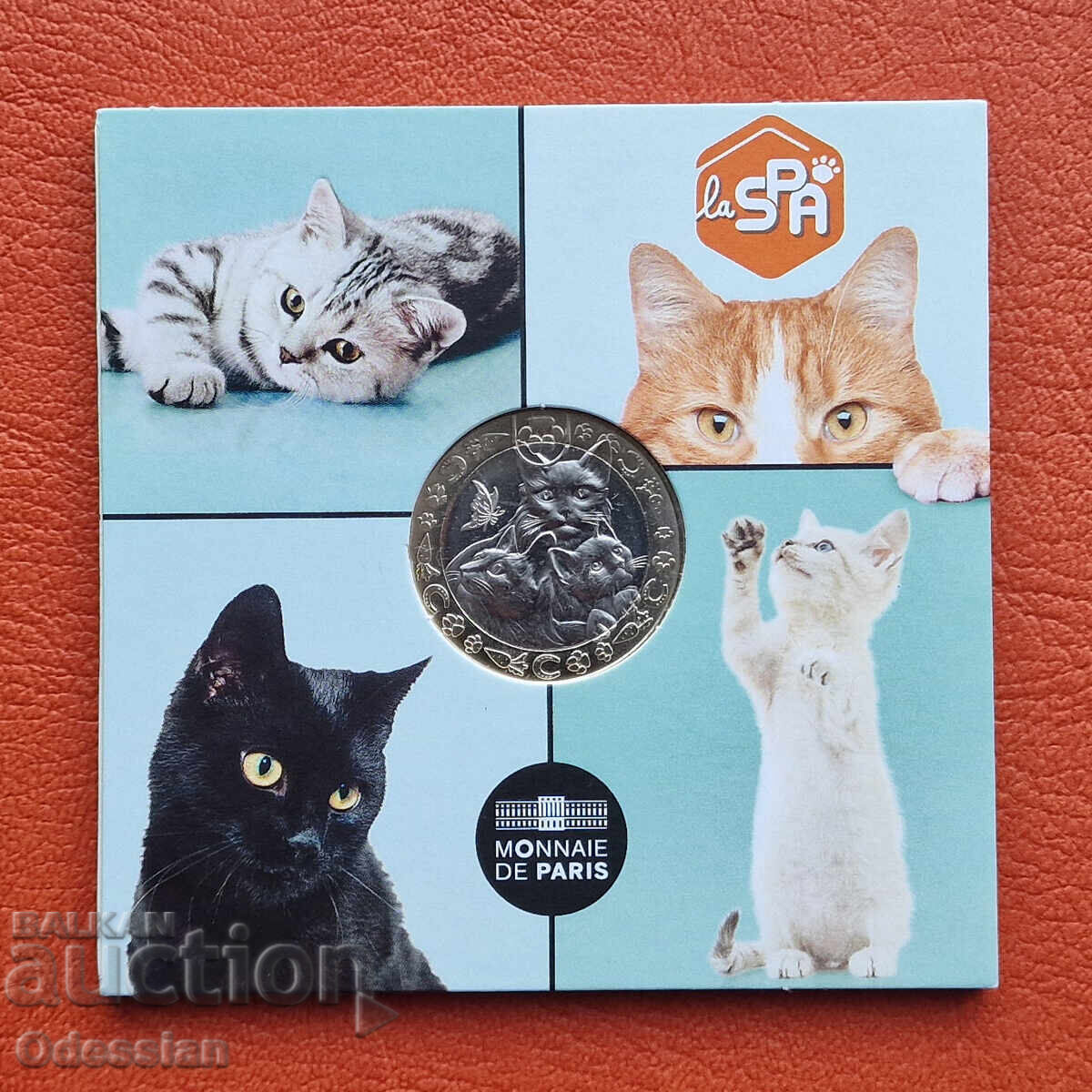 Γαλλία • Γάτες - σειρά "Αγαπημένα Ζώα" • 5 ευρώ • 2025 με τιμή € 18.99 | 37.14 BGN