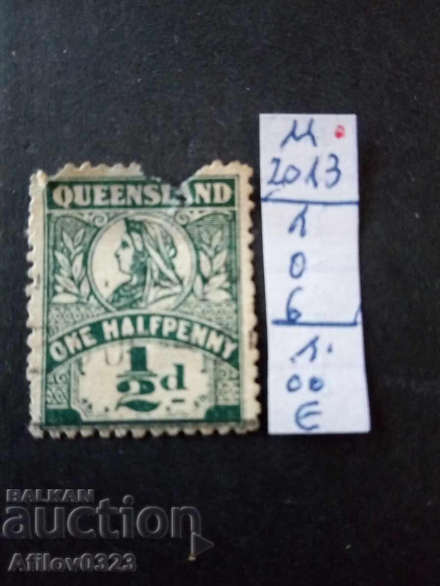 Марка употребена - Куинсланд - Австралия.