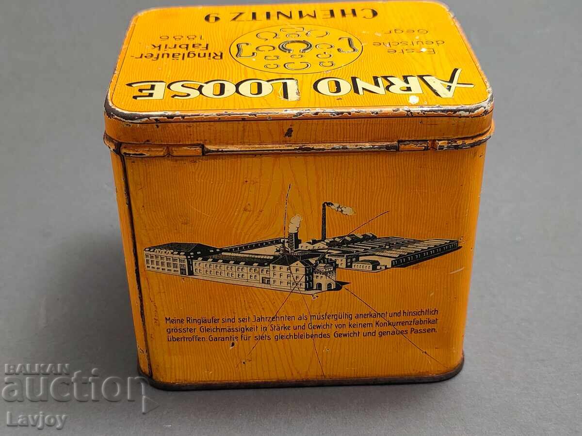 Livrarea Cutie metalică veche germană Arno Loose Livrarea Cutie metalică veche germană Arno Loose