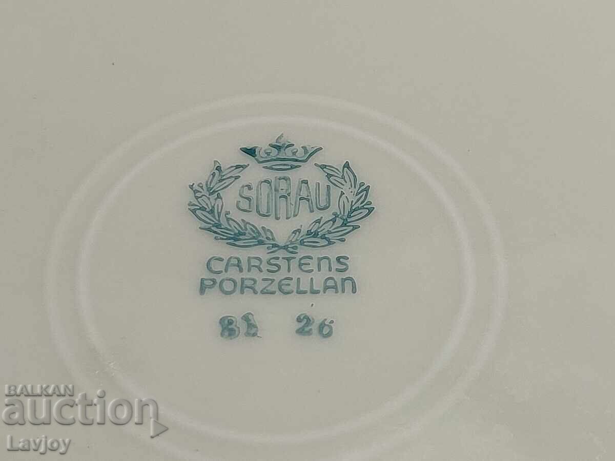 Доставка на Порцеланова чиния Sorau 1926 година