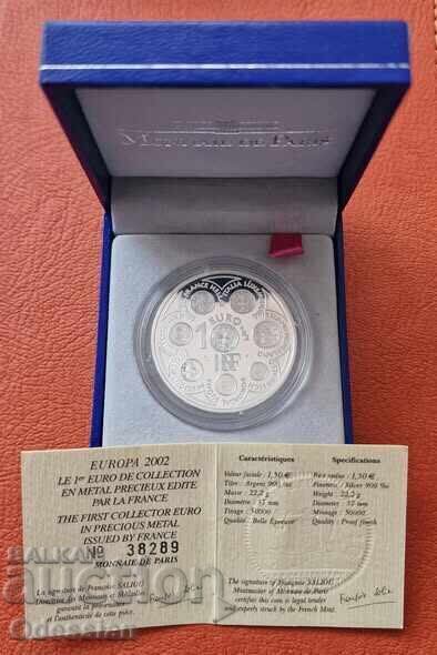 France • 1 ½ Euro • 2002 • The First Collector's Euro