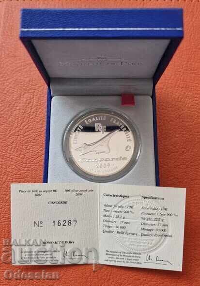 Franța • 10 euro • 2009 • Concorde Franța • 10 euro • 2009 • Concorde