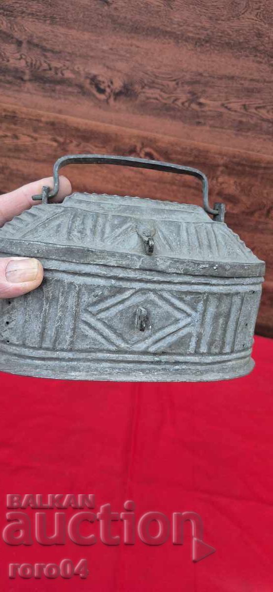 OTTOMAN COPPER BOX - CASH BOX - 7