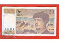 FRANTA FRANCE 20 Franc emisiunea 1988