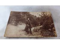 Fotografie Rakitovo Bărbat în pădure 1914