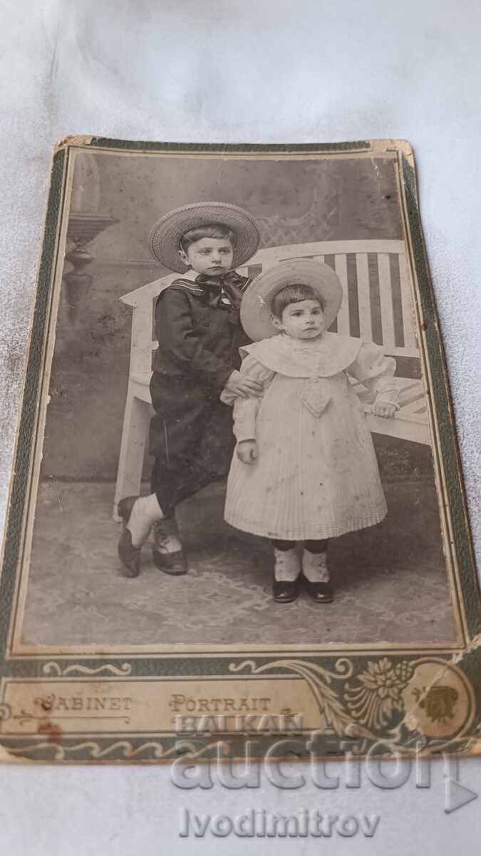 Photo Boy and Girl Cardboard