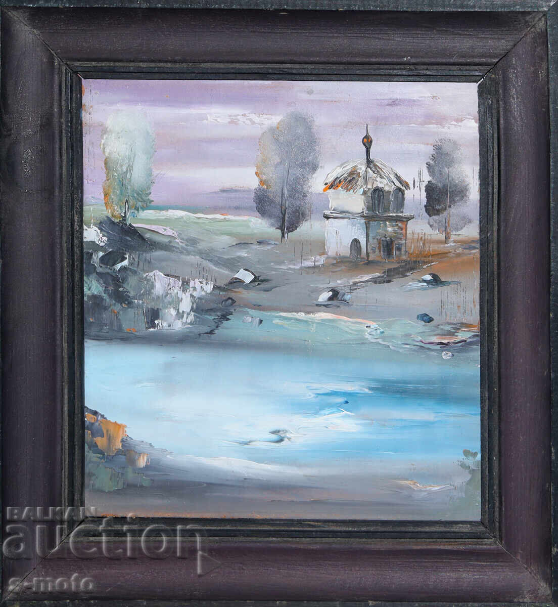 Auction  Oil painting, cityscape