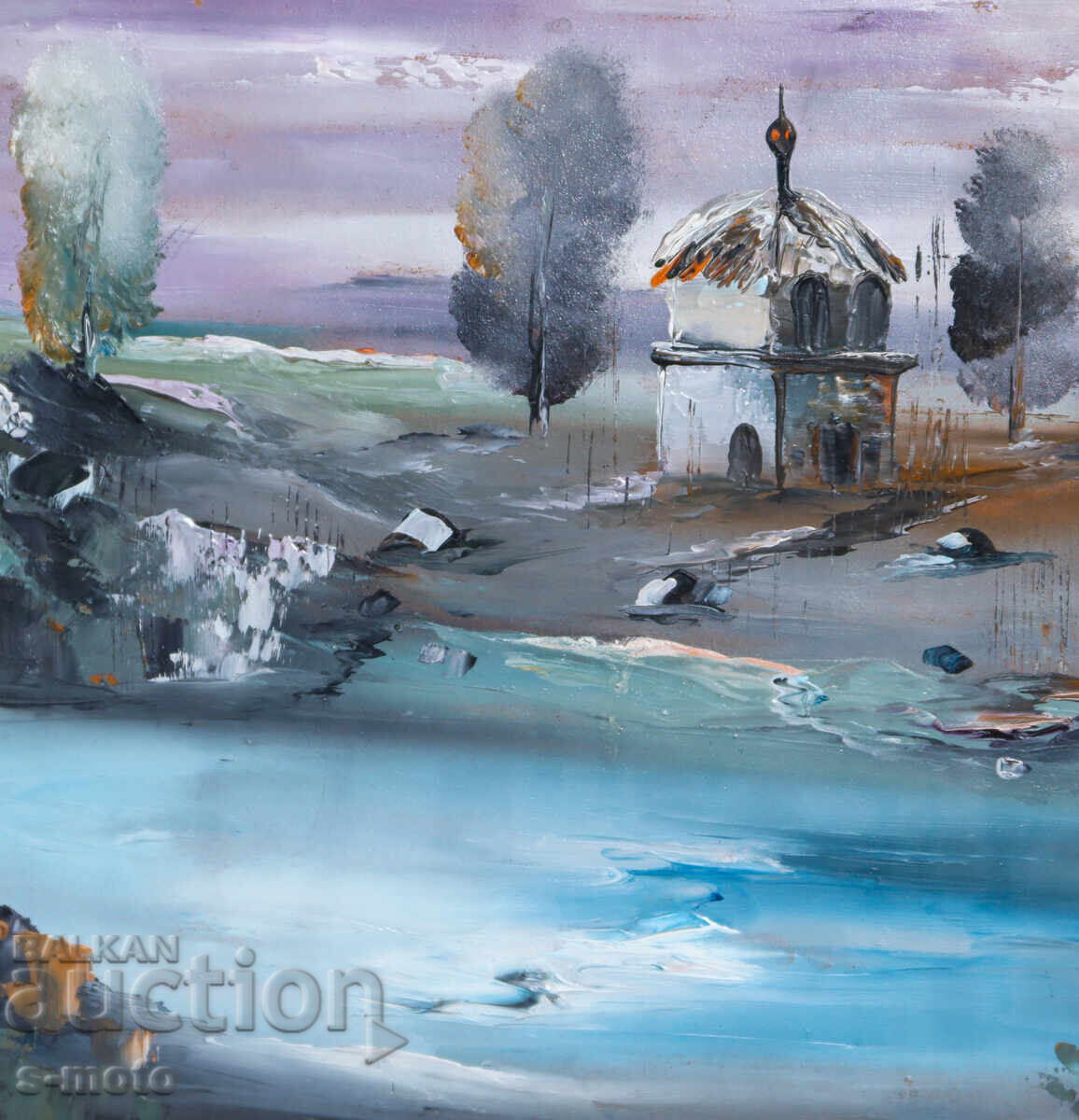 Oil painting, cityscape - 5