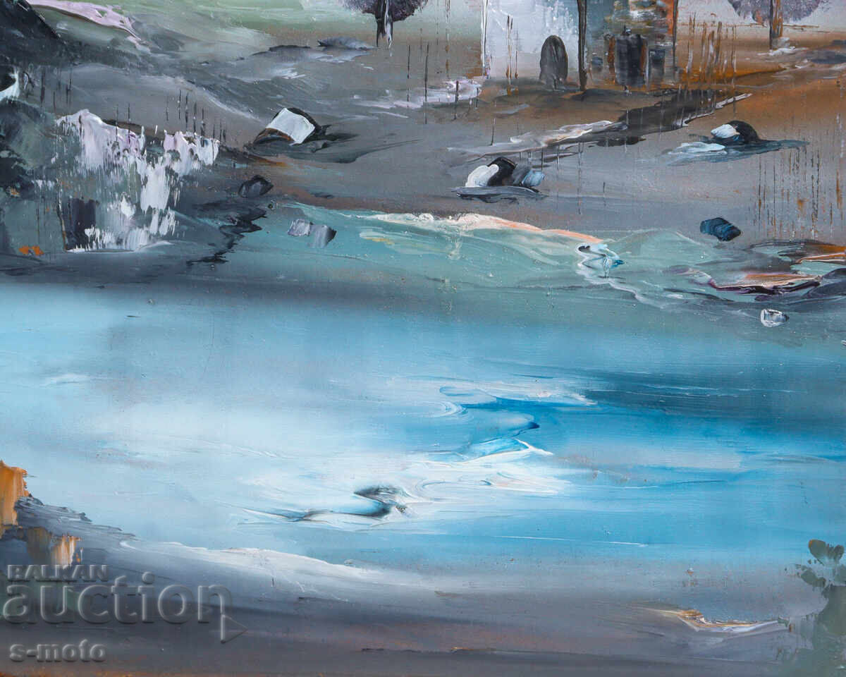 Oil painting, cityscape - 6