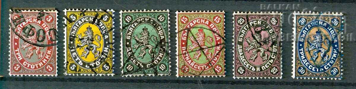 БЪЛГАРИЯ 3 5 10 15 25 30 СТОТИНКИ ЦАРСКА ПОЩА КЛЕЙМО 1881 3 с цена 78.21 лв. | € 39.99 БЪЛГАРИЯ 3 5 10 15 25 30 СТОТИНКИ ЦАРСКА ПОЩА КЛЕЙМО 1881 3 с цена 78.21 лв. | € 39.99