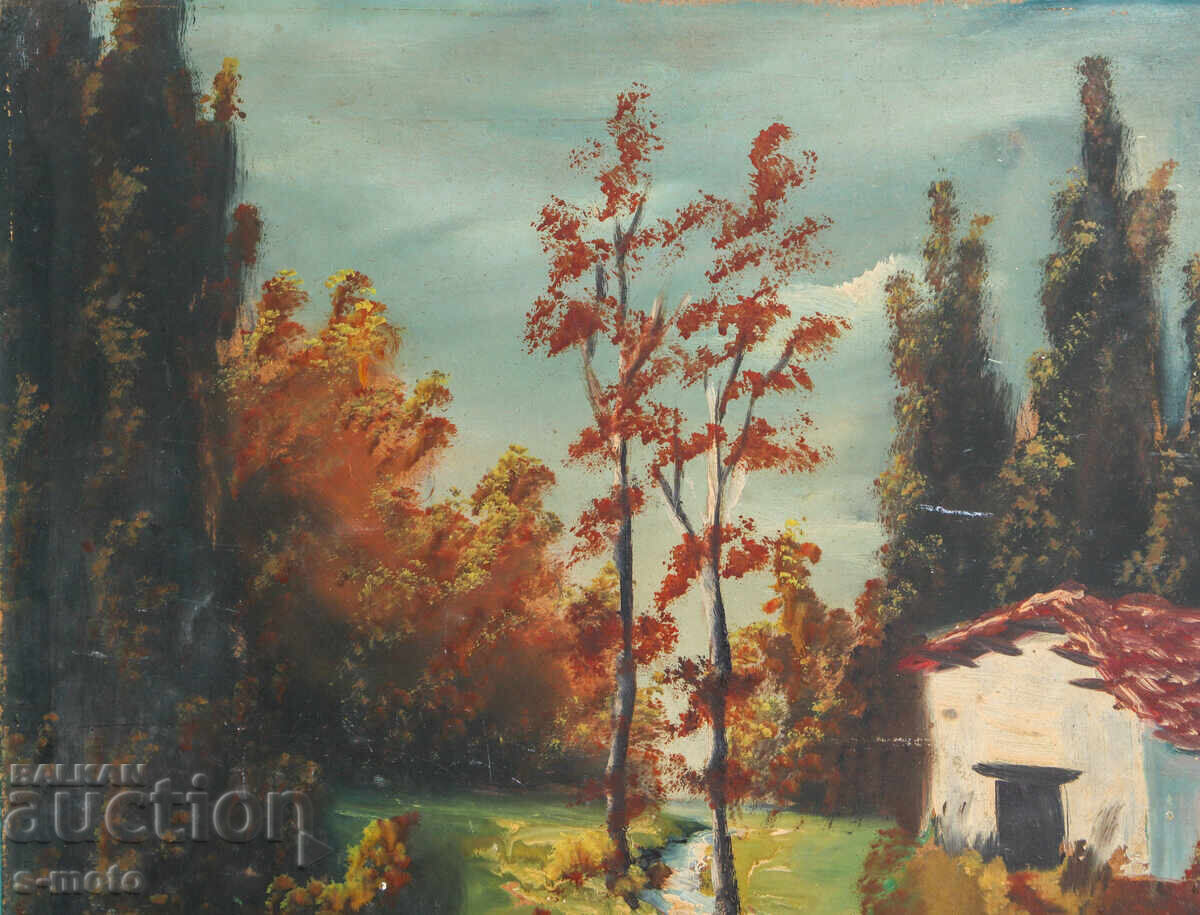 Доставка на Картина маслени бои пейзаж