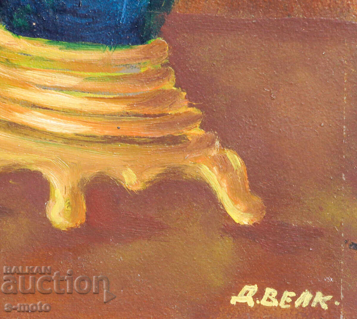 Oil painting still life with flowers - 7