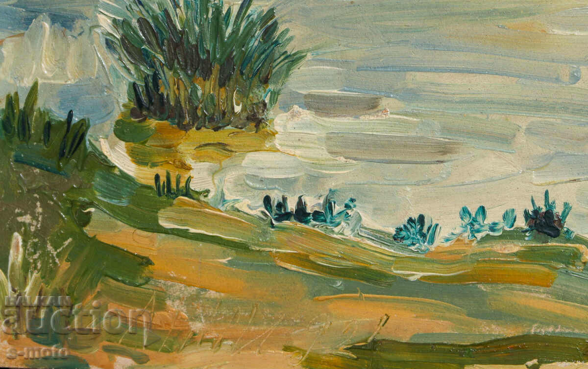 Картина маслени бои речен пейзаж - 6 Картина маслени бои речен пейзаж - 6