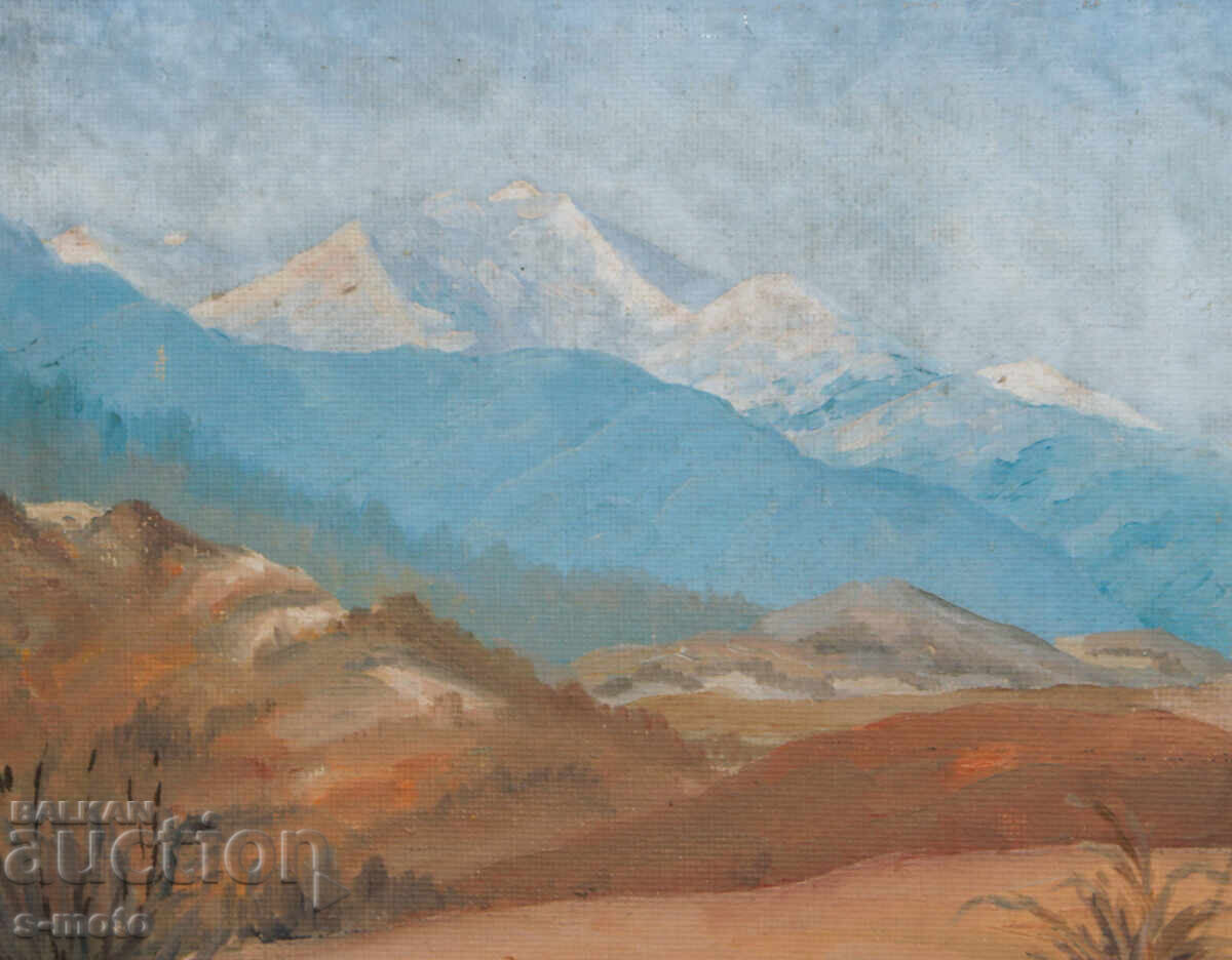 Доставка на Картина маслени бои планински пейзаж Доставка на Картина маслени бои планински пейзаж