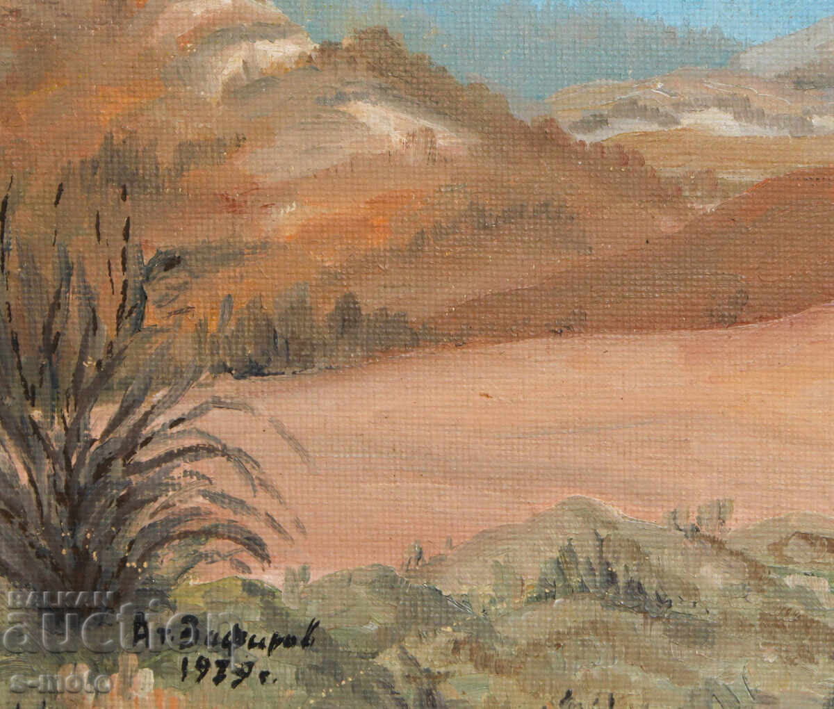 Картина маслени бои планински пейзаж - 6 Картина маслени бои планински пейзаж - 6