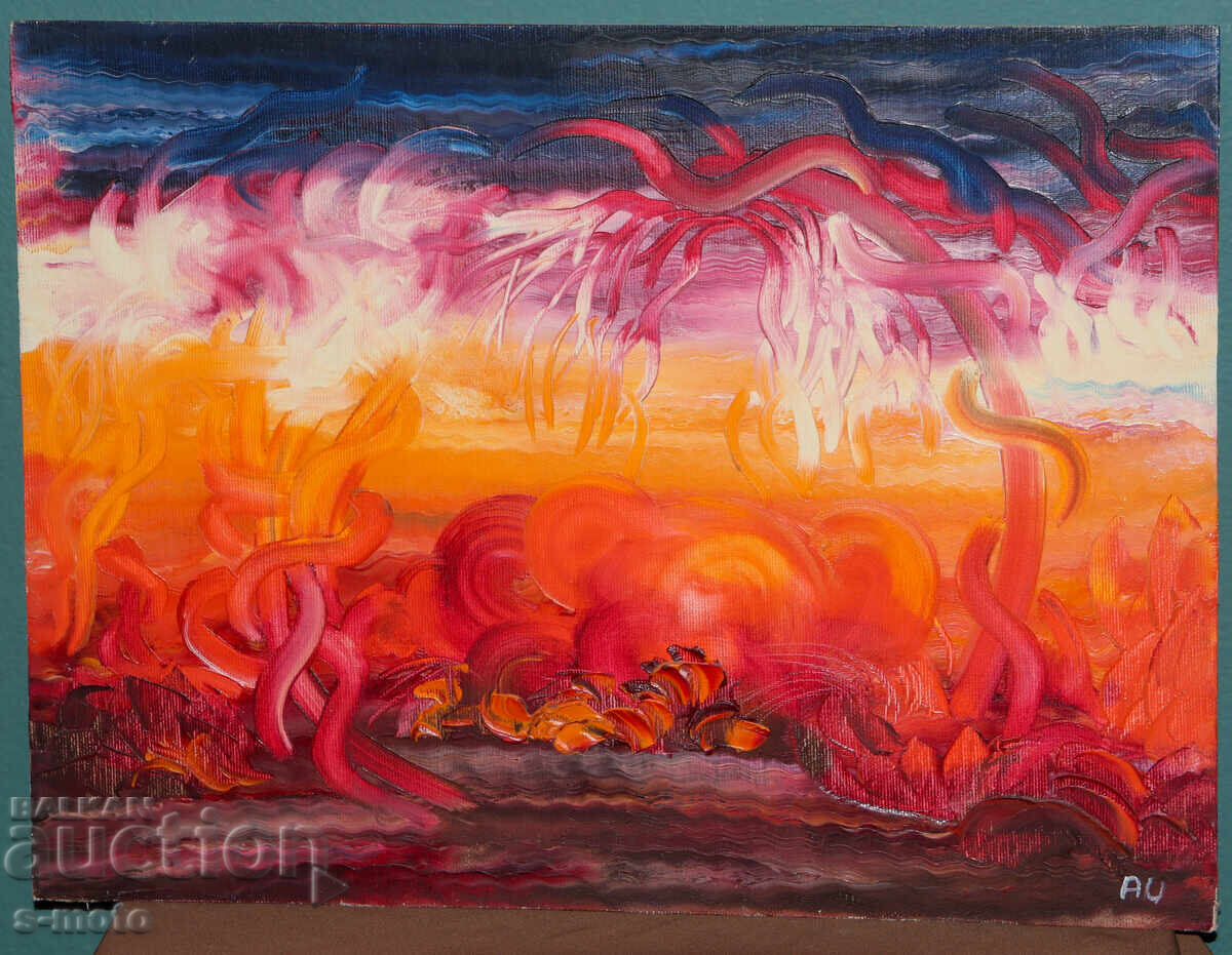 Tablou ulei pe pânză peisaj abstract cu preț € 102.26 | 200.00 BGN Tablou ulei pe pânză peisaj abstract cu preț € 102.26 | 200.00 BGN